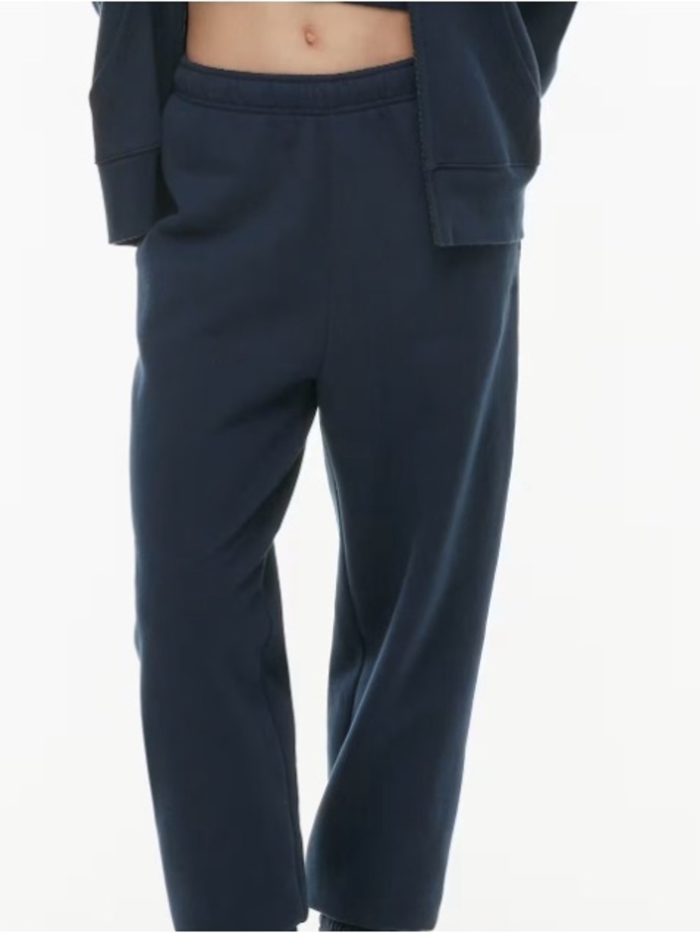 TNA Cozy Navy Drawstring Sweatpants